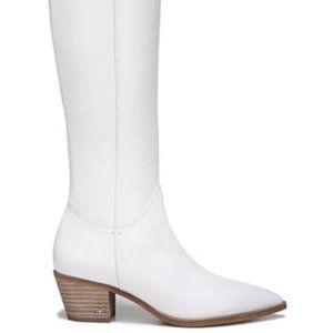 LIKE NEW Sam Edelman Rowena Knee High White Boots